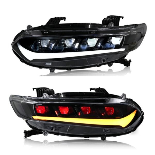 Honda Accord Headlights Assembly-Devil Eye 2018-2022 LX/Ex/EXL/Sport/SE
