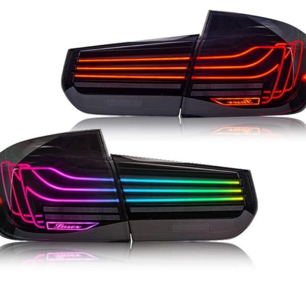 Ultra mods Tail Light for 2013-2018 BMW 3 Series F30 Laser Style(SMOKE/RGB)