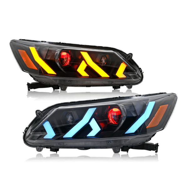 Honda Accord Sedan Headlights Assembly-Devil Eye 2013-2015