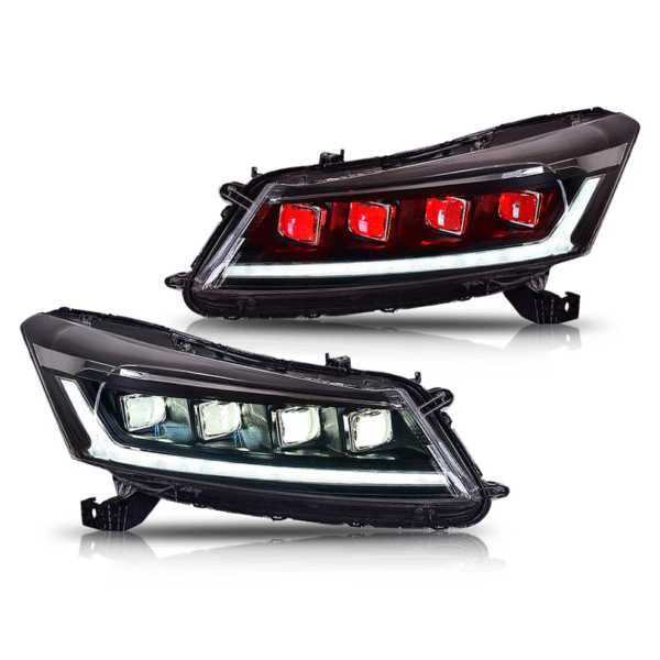 Honda Accord MK8 Headlights Assembly-DRL Sequential Turn Signal 2008-2012