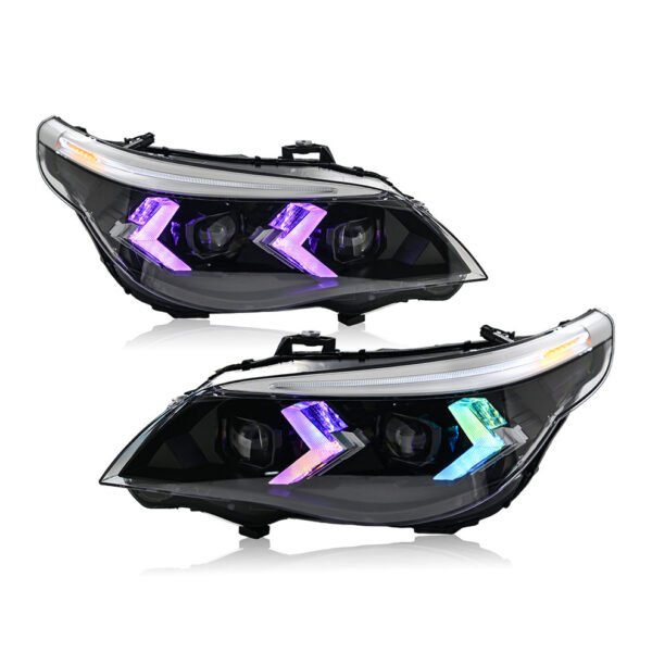 BMW 5 Series E60 RGB Headlights 2005-2010 525i 530i 540i Headlamps Assembly