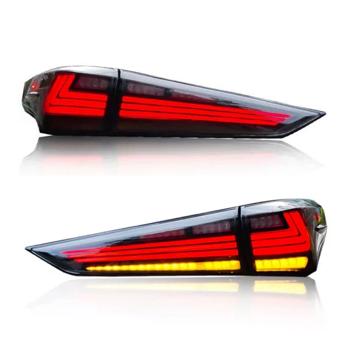 Toyota HighlanderLED Tail Lights 2021-2023 With Start Dynamic Breathing DRL & Sequential Steering Signal Ligh (3)_副本2