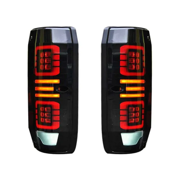 Tail Lights for 1984–2021 Toyota Land Cruiser LC76 Tail Lights Assembly (Smoked/Red)