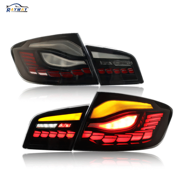 For 2011-2017 BMW 5 Series F10 F18 M5 GTS Led Tail Lights (Smoked/Red)