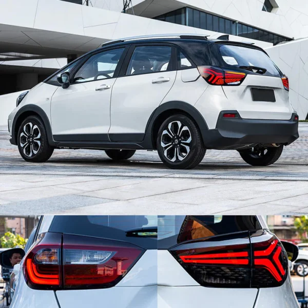 For Honda Fit+Jazz 2020-2021  Smoked Led Tail Lights Assembly