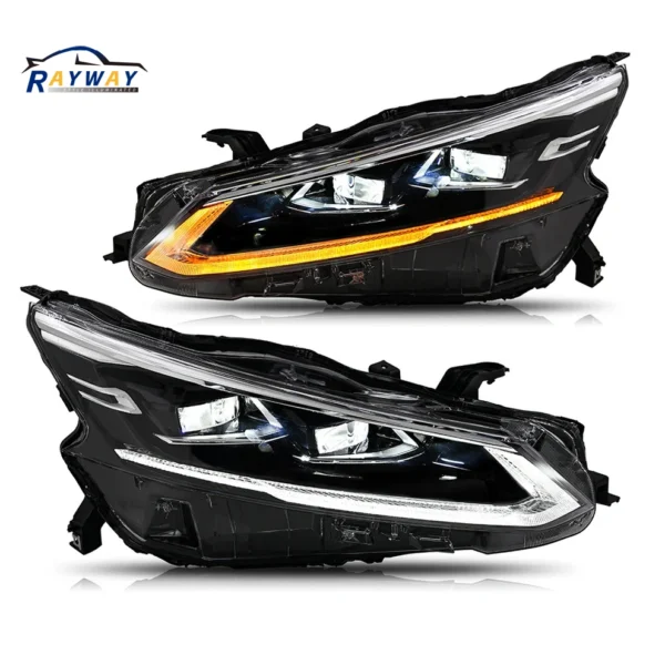 LED Headlights for 2019-2024 Nissan Altima with Start Up Animation Sequential Turn Signal Front Light