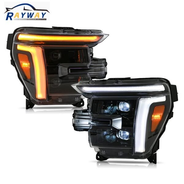 LED Headlights for 2024-2026 Ford F150 F-150 Lariat King Ranch Platinum Raptor Front Lamp Assembly