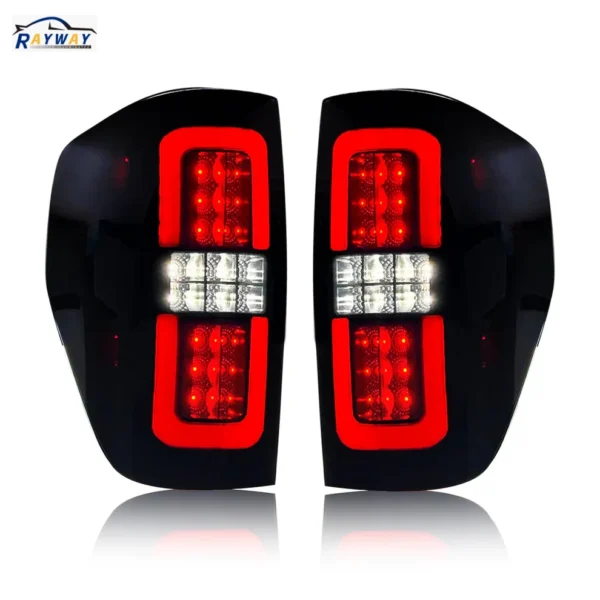 LED Tail Lights Assembly For 2009-2014 Ford F150 F-150 Pickup Truck Black Smoked Taillights Brake Rear Tail Lamps Accessories