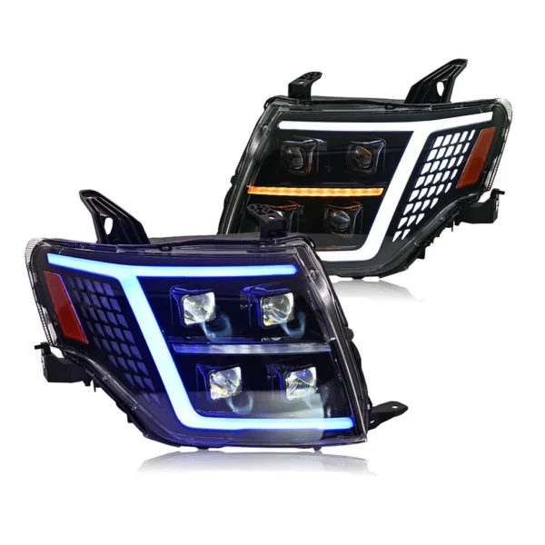 Led Headlight For 2009-2021 Mitsubishi Pajero V93 V97 With Dynamic Animation Lights