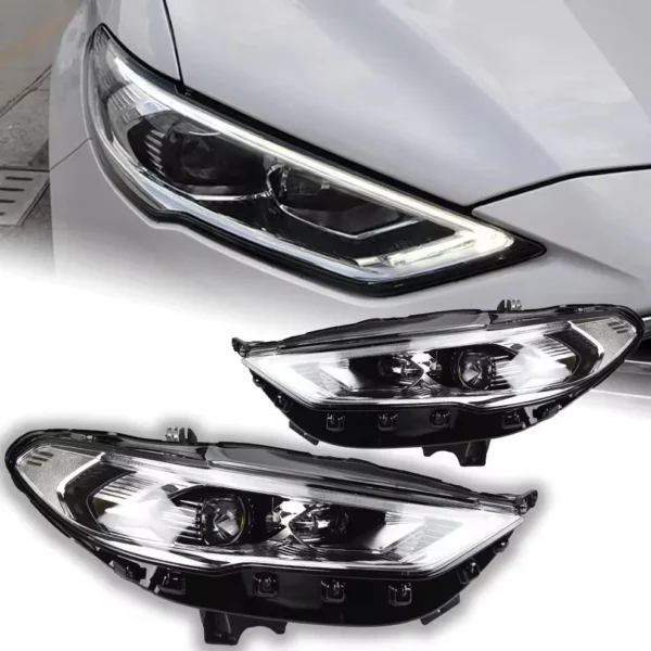 Led Headlight for 2017-2020 Ford Fusion Mondeo Projector Head Lamp