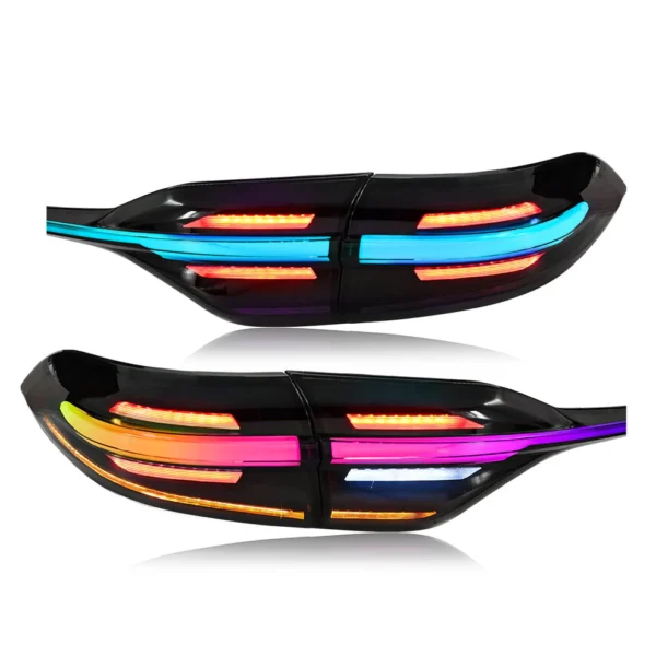 RGB Tail Lights for 2020-2026 Toyota Corolla Start Up Animation DRL Sequential Indicator Rear Lamp Assembly