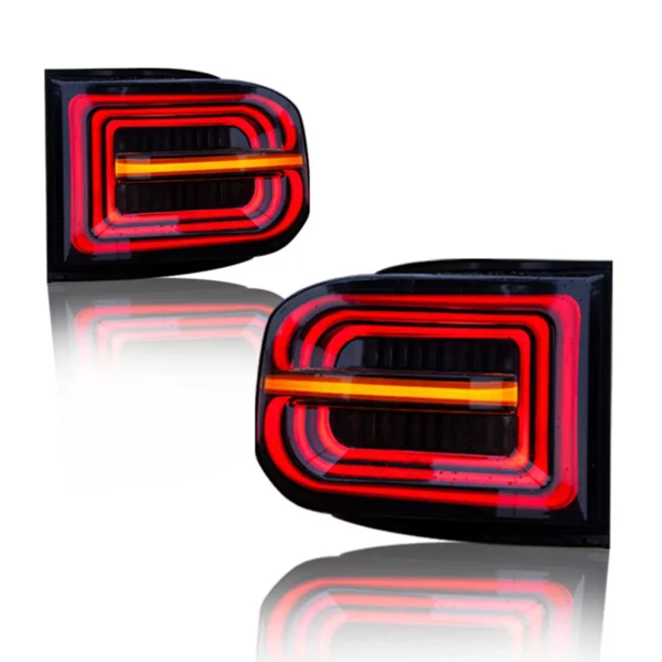 Smoked Tail Lights For 2007-2021 Toyota FJ Cruiser Rear Lamps Assembly
