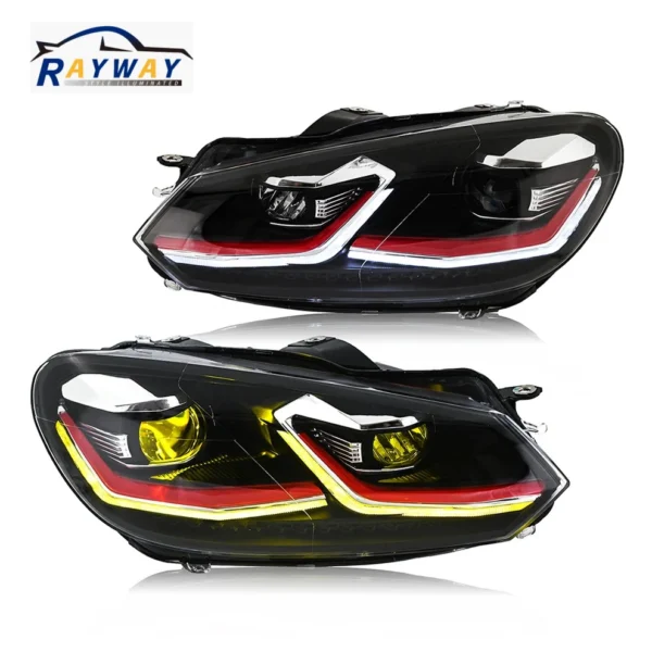 Led Headlight for 2010-2014 Volkswagen Golf MK6