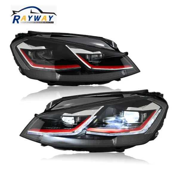 Led Headlight for 2013-2018 Volkswagen Golf 7 MK7 with dynamic indicator light (LED version