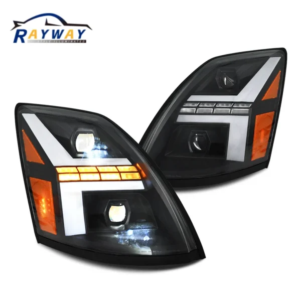 Led Headlight for Volvo VNL 670 VNM 2004-2018/VN 2004-2015/Volvo VNX 2015-2018 Headlight Assembly with Sequential Turn Signal