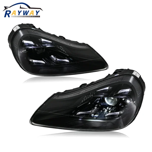 Led Headlights for 2007-2010 Porsche Cayenne 957, Upgrade Full LED Matrix Headlights Assembly