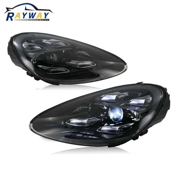 Led Headlights for 2011-2014 Porsche Cayenne 958.1, Upgrade Full LED Matrix Headlights Assembly