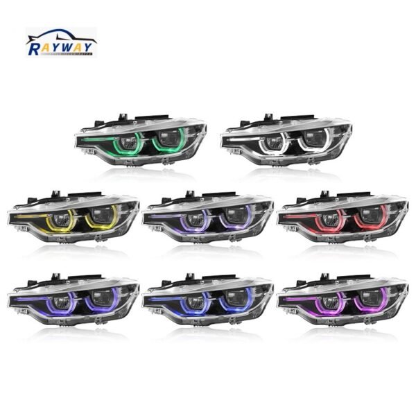 RGB Headlight for 2013-2018 BMW 3-Series F30 LED Headlights Assembly (Halogen/Xenon/LED)
