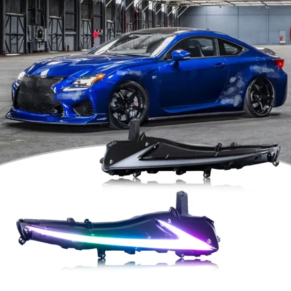 RGB Headlights Fit for 2016-2017 Lexus IS300 W/Start up Animation With Sequential Turn Signal