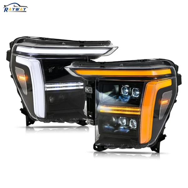 New Head Lamps For 2024-2026 Ford F150 Lariat King Ranch Platinum Raptor Front Lamp Assembly 4 Beams