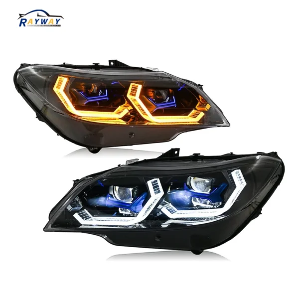 Rayway Led Headlight for 2009-2012 BMW Z4 E89 HID/AFS LED Sequential Projector Headlights